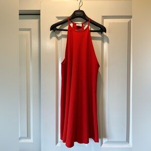 Blood-orange Summer Dress